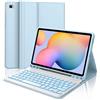 WINCHKING Tastiera per Samsung Galaxy Tab S6 Lite 2024/2022/2020 10.4'', Custodia con tastiera Italiano Retroilluminazione Bluetooth magnetica rimovibile per sumsung S6 Lite(SM-P610/P615/P613/P619), Azzurro