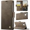Teeirllim Custodia per iPhone 16e, Blocco RFID PU Pelle Portafoglio Flip Case, Carta Fessura, Funzione Supporto, Antiurto Case Cover per iPhone 16e - Marrone