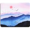ELLENNE - Tappetino per Mouse 240x200mm | Superficie in Lycra Ultra-Liscia | Comodo, Antiscivolo e lavabile Mousepad per Ufficio, Gaming e Laptop (Cod. 10 - Tramonto Rosa)