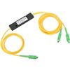 Tosuny Splitter Ottico, SC APC 1X2 PLC Separatore Ottico a Fibra Ottica monomodale SC/UPC Splitter PCL per CATV, FTTH, FOS, Ideale per la Rete Ottica passiva