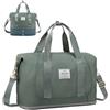 LOVEVOOK Ryanair - Borsa espandibile per bagaglio a mano per aereo, pieghevole, piccola borsa da viaggio Cabin Travel Bag Weekender Carry On Luggage per uomo e donna, verde, 40x20x25cm, moderno