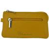 CM Conte Massimo CONTE MASSIMO Portachiavi Per Uomo e Donna, Vera Pelle, 2 Tasche con Cerniera e Ganci, Con Scatola Regalo
