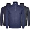 Maglione Uomo Invernale Mezza Zip Pullover Cardigan Casual Maglioncino VEQUE