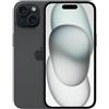 Apple Iphone 15 Nero 128GB Memoria Display 6.1 Retina 48Mpx 5G Black Mtp03hn/a