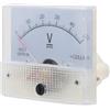 LiebeWH Voltmetro Analogico CC con Puntatore CC 85C1 0~50 V Misuratore da Pannello Rettangolare CC Strumento di Misurazione