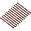 QUARKZMAN Guide Scorrevoli per Cassetti, 12pz 300mm - Guide Scorrevoli in Plastica Guide Montate Lati Scanalature per Cassetti Armadi Tavolini Notte Comodini(Marrone)