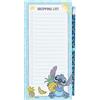 Grupo Erik: Lista Spesa Magnetica da Frigo Disney Stitch | Shopping List magnetica, 10 x 21 cm, con 65 fogli e matita, Block Notes con calamita da frigo per lista spesa o to do list