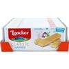 Loacker Classic Milk, Wafer Classico con 3 Strati di Cialde Farcite con Crema al Latte, per Merenda e Snack, Formato Famiglia con 18 Confezioni, 3150g