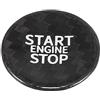 X AUTOHAUX Auto Motore Start Pulsante di Stop Copertura Pulsante di Avvio Accensione Copertura Protettiva Nero per Land Rover Range Rover Discovery Sport