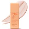 BYOMA SPF 50 Fluido facciale (50 ml) Crema solare luminosa, senza castano bianco Idratante, rinforza la barriera cutanea