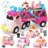 seveclotree Giochi Bambina 2 Anni Ragazzi Ragazze,Camion Giocattolo con Suoni e Luci,Macchinine Regalo per Giochi da 2-6 Anni