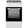 Beko Cucina a Gas Forno Elettrico con Grill 4 Fuochi Capacita' 54 Litri Classe Energetica B 50 cm Bianco
