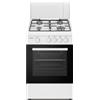 SCHAUB LORENZ Schaub-Lorenz SS450GW Cucina a Gas 4 Fuochi 50x50cm con Forno a Gas Bianco