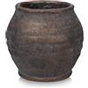 Arborus Vaso rustico per fiori da 15 cm, piccolo vaso marrone in cemento con apertura da 11,9 cm, vintage, per piante secche, soggiorno, tavolo, ingresso, bagno, mensola, decorazione per la casa