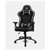 DRIFT DR110BGRAY sedia per videogiochi Poltrona per gaming Seduta imbottita Nero, Grigio