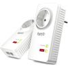FRITZ!Powerline 1220 Set INT 1200 Mbit/s Collegamento ethernet LAN Bianco 2 pz