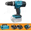 Makita Trapano avvitatore con percussione a batteria 18V Makita® DHP453RFJ