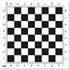 Cayro - Scacchiera Professionale - Bianco e Nero - Tavola in Plastica - Dimensioni 45 x 45 cm - Finitura Impeccabile - Design Elegante - Resistente e Durevole - Ideale per Regalo