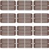 PH PandaHall 12pz Mini Telaio A Licci Telaio per Tessitura In Legno Telaio per Rammendo Strumenti per Tessitura per Telaio, Telaio per Tessitura Backstrap per Cintura Da Borsa per Principianti Marrone