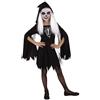 Rubie's Rubies Costume Scheletro con Cappuccio Vestito Scheletrina Bambina Halloween