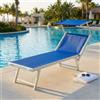 MIlani Home HUGO - lettino mare prendisole pieghevole in alluminio con tettuccio