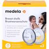 Medela Proteggi Capezzolo Senza BPA, in Morbido Silicone, con Fori di Ventilazione Traspiranti, Include 2 Protezioni
