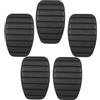 JECOMPRIS Copertura Pedale Gomma Per Auto Pedaliera Frizione Freno 2.95X1.97In Protezione Resistente Alte Temperature Facile Installazione Kit 5 Pezzi