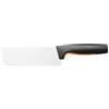Fiskars Coltello per verdure Nakiri, Functional Form, Lunghezza totale: 28 cm, Acciaio inox giapponese/Plastica, 1057537