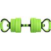 SPORTNOW Set Pesi da Palestra 4 in 1 da 20kg, Convertibile in Kettlebell, 2 Manubri, Bilanciere e Supporto Flessioni, Verde | Aosom Italy