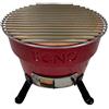 Kamado Bono Hibachi Da Tavolo Rosso 33CM - TQ0012