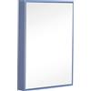 HÜBSCH - Specchio murale Shine - Blu - Ferro