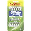 Gillette Sensor3 Sensitive Rasoio Uomo Usa e Getta 5 pz