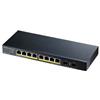 Zyxel Switch Zyxel GS110010HP non gestito 10 porte Gigabit Ethernet 10/100/1000 Nero [GS1100-10HP-EU0102F]