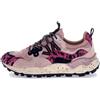 FLOWER MOUNTAIN YAMANO 3 WMN Sneakers in suede e tessuto tecnico - coral rose black