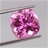 AAA Naturale Perfetto Ceylon Zaffiro Rosa Taglio Cushion Loose Gemma 6x6 MM