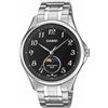Casio Orologio MTP-M110D-1AV Timeless Collection Fasi Lunari Acciaio