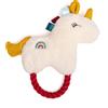 TIAKI Gioco per cani TIAKI unicorno peluche con corda - L 21 x P 20 x H 5 cm