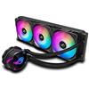 ASUS ROG Strix LC 360 RGB Dissipatore a Liquido All-In-One, Tre Ventole ROG da 120mm RGB, Illuminazione Aura Sync, LGA 1150|1151|1152|1155|1156|2011|2066 e AMD AM4/TR4, Nero