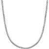 s.Oliver Collana in acciaio inossidabile per uomo, collana, argento, disponibile in una confezione regalo per gioielli