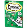 DREAMIES Creamy alimento complementare per gatti con deliziosa erba gatta 4x10 g
