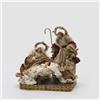 EDG Natività Natalizia con Base Presepe Elegante H29xL26xP15 Camel