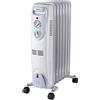 Zephir zra1516 radiatore a olio 1500w 7 elementi e termostato