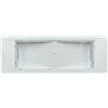 OPTONICA Lampada di emergenza bianca incasso led 3w con batteria ricaricabile