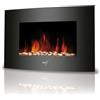 MELCHIONI FAMILY - Wallflame Caminetto Elettrico a Parete Potenza 2000 Watt Colore Antracite