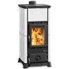 NORDICA EXTRAFLAME - Stufa a Legna Emiliana Potenza Termica Nominale 6,5 kW 186 m3 Riscaldabili Colore Bianco