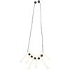 Boland 64478 - Collana con osso, catena regolabile, perline, età della pietra, grotta, Neandertaler, carnevale, Halloween, festa a tema, costume