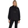 Champion Legacy C-Tech W (117515) - TCV Stretch Poly-Cotton Interlock Felpa con Cappuccio, Nero (NBK), S Donna FW24