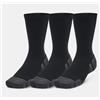 Under Armour Performance Tech 3Pk Crew Calze Spugna Nere