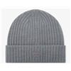 Sun 68 Cap Thick Knit Grigio Medio Berretto Coste Risvolto Uomo