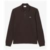 Lacoste Polo Pique M/L Marrone Uomo